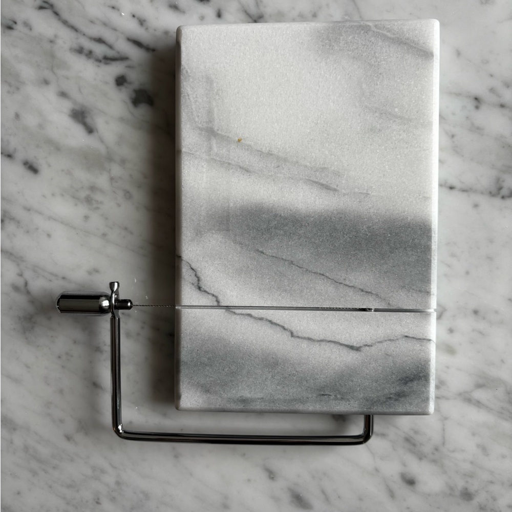 Crate and Barrel Marble Cheese Slicer